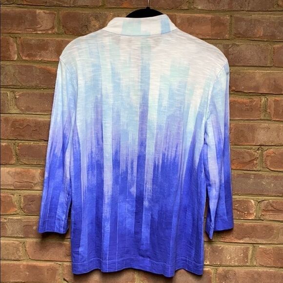 Chico’s Weekend Tie Dye Full-zip Jacket size Sm - Picture 2 of 5